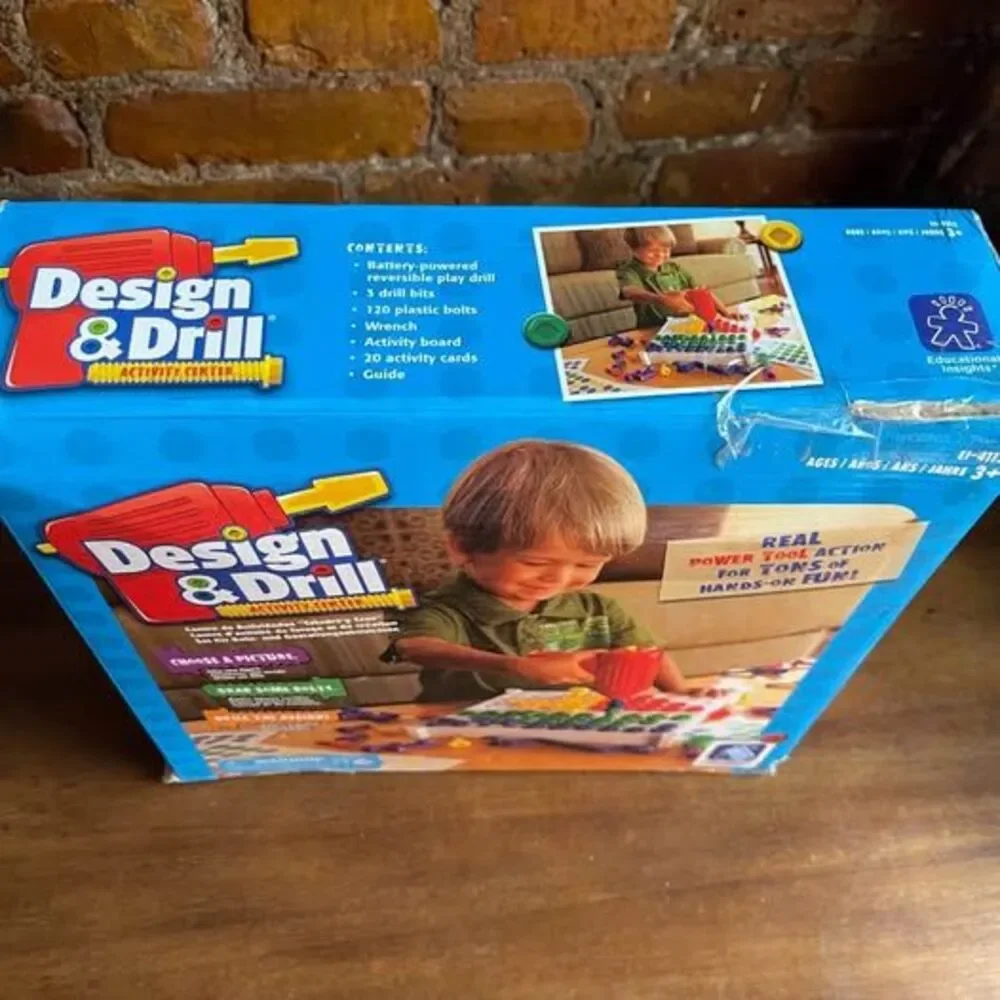 Design & Drill Activity Center PowerTools AGES 3+ Fun & Educational Insights